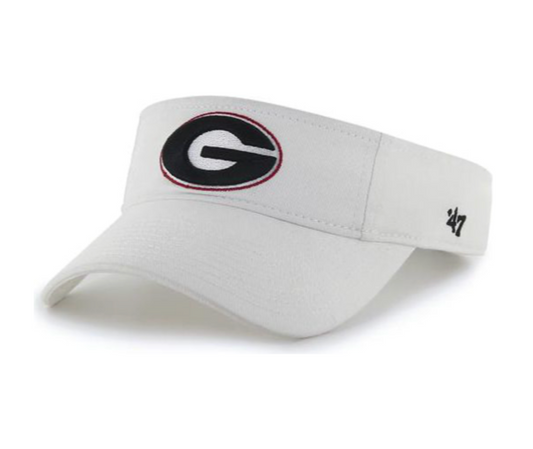 UGA Visor White with Super G