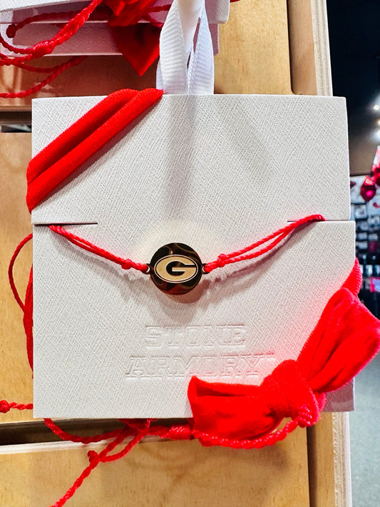 UGA Gold Super G Tie Bracelet