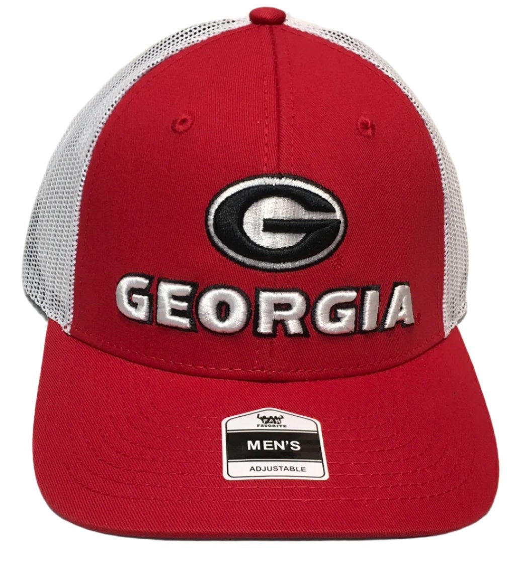 UGA National Champ Red Hat/White Mesh