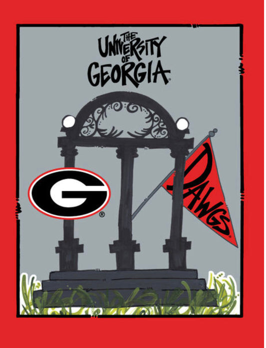 UGA The Arch Garden Flag