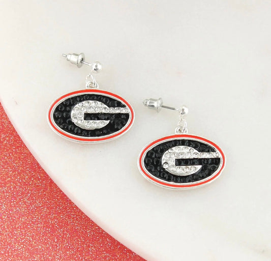 UGA Crystal Super G Earrings