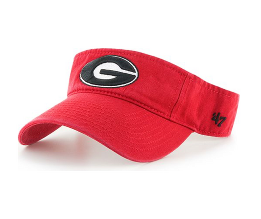 UGA Visor Red with Super G