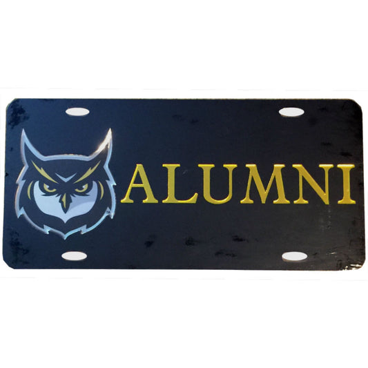 KSU Laser Cut "ALUMNI" License Plate