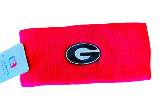 UGA Red Polar Knit Ear Warmer