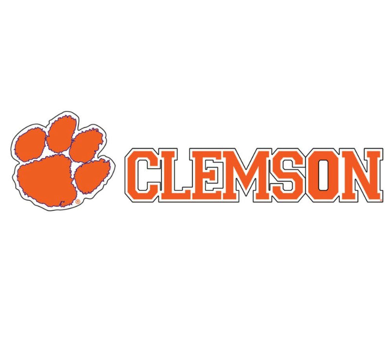 CL Decal Paw Clemson