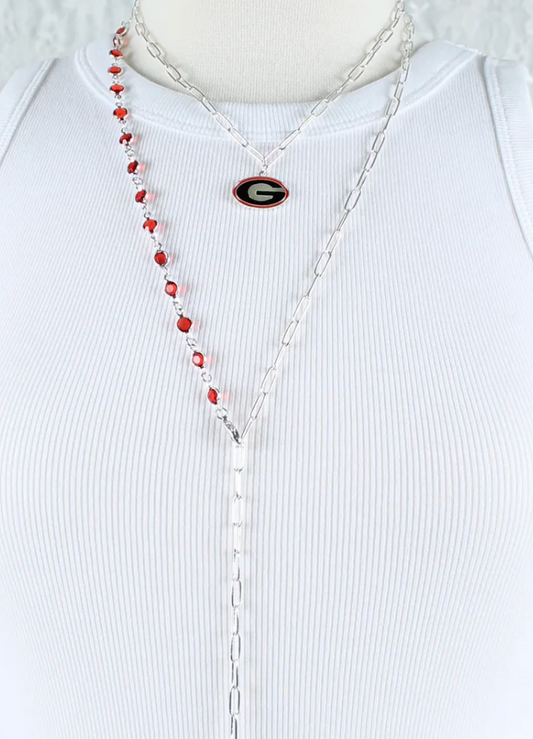 UGA Paperclip Super G Necklace