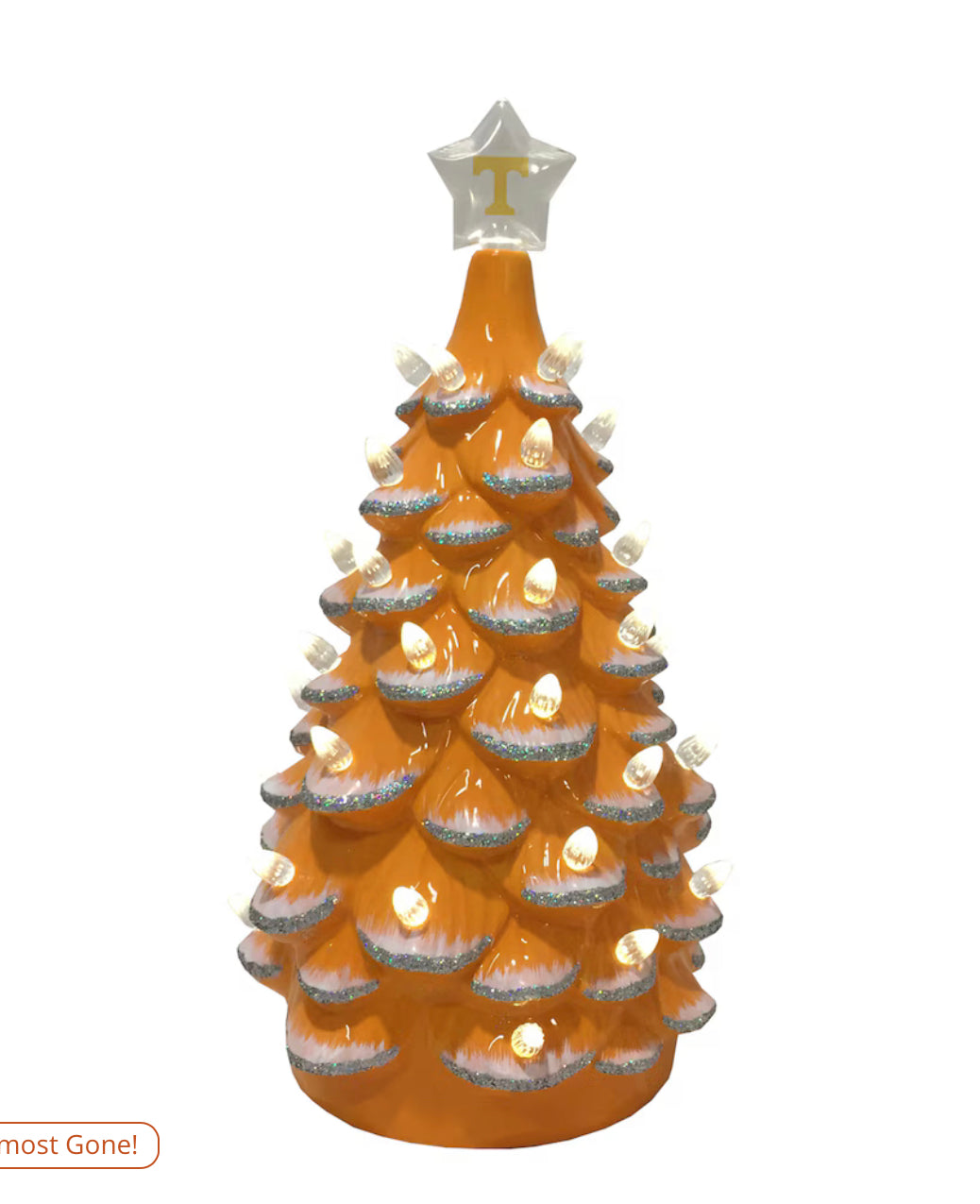 UTN Vols Ceramic LED Christmas Tree 14”