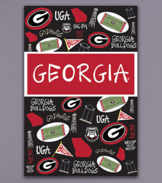 UGA Garden Flag Stickers