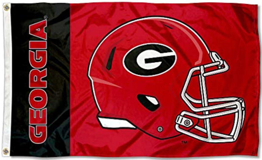 UGA 3' x 5' Helmet/Super G House Flag