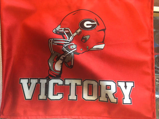 UGA "Victory" Car Flag