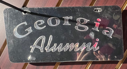 UGA "Alumni" Georgia Arch License Plate