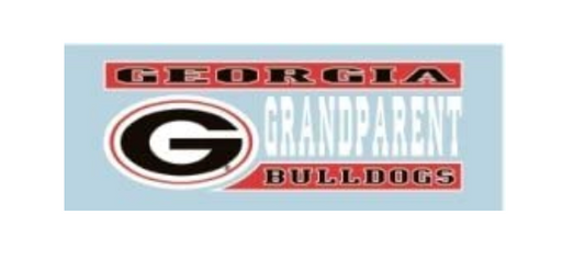 UGA "GRANDPARENT" Decal 6"