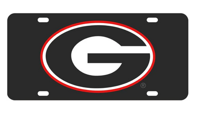 UGA License Plate Thin Metal