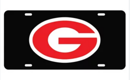 UGA Metal Super G License Plate