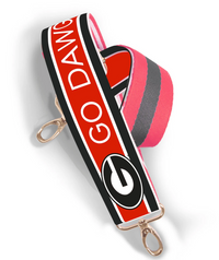 Georgia Bulldogs Beaded Guitar Strap for Purse –