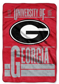 Georgia Bulldogs National Champs Radial Silk Touch Throw Blanket