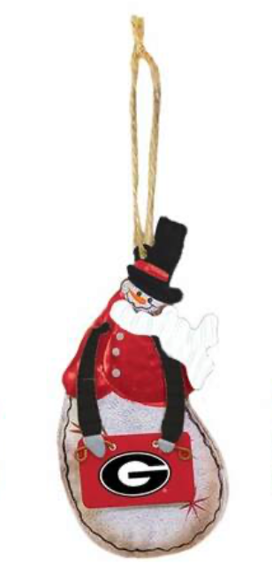 UGA Ornament Snowman