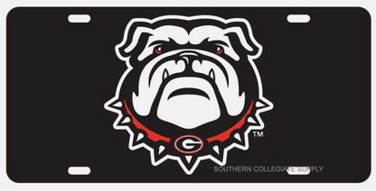 UGA New Dog Mirrored License Plate