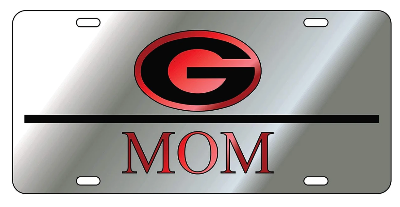 UGA License Plate Dad & Mom