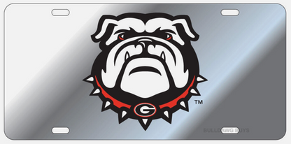 UGA New Dog Mirrored License Plate