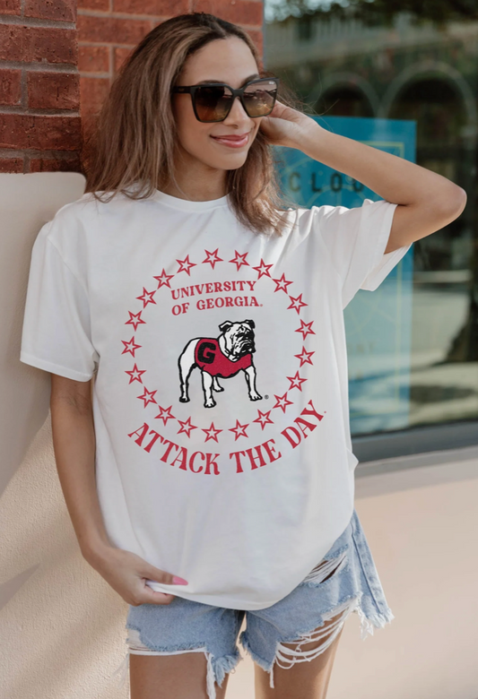 UGA Lady Game Day Oversized Tee *New Arrival*