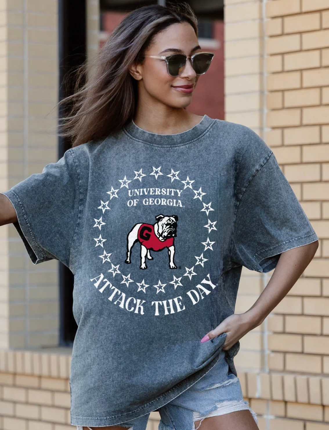 UGA Lady Game Day Oversized Tee *New Arrival*