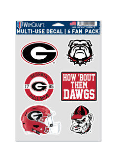 UGA Multi Pack Decal