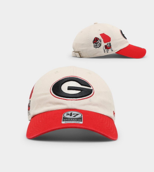 UGA '47 Brand Bone NCAA Local Hat