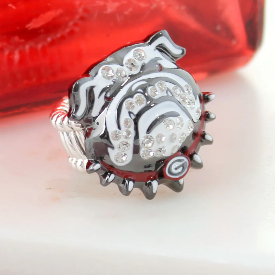 UGA Crystal New Dog Ring