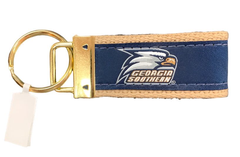 GSU Ribbon Keychain