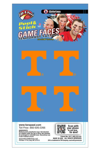 UTN Vols Face Tattoo