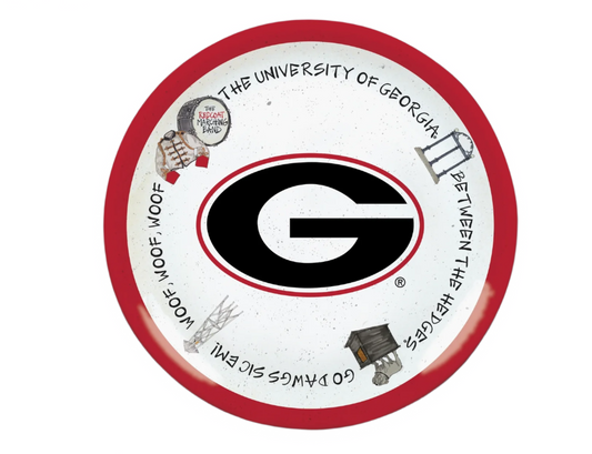 UGA Platter Round Charger