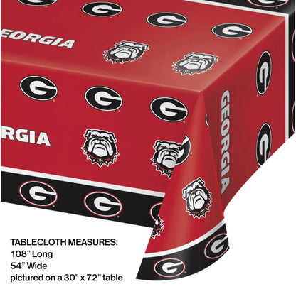 UGA Party Supplies Tablecloth