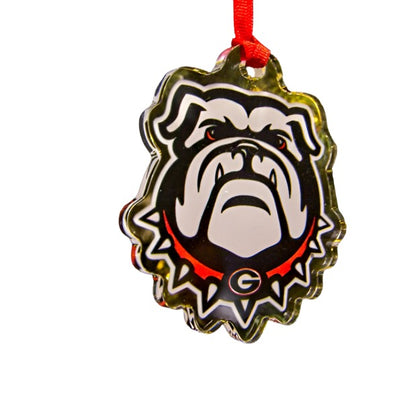 UGA Acrylic Ornament and Bag Tag