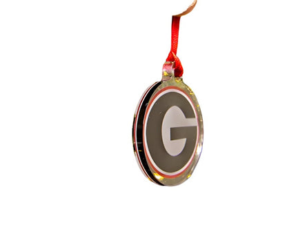 UGA Acrylic Ornament and Bag Tag