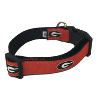 Pink uga best sale dog collar