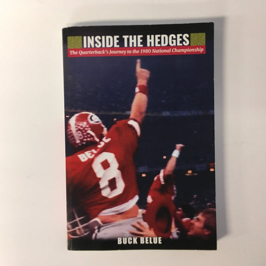 UGA Buck Belue Autograph Hard Cover Book