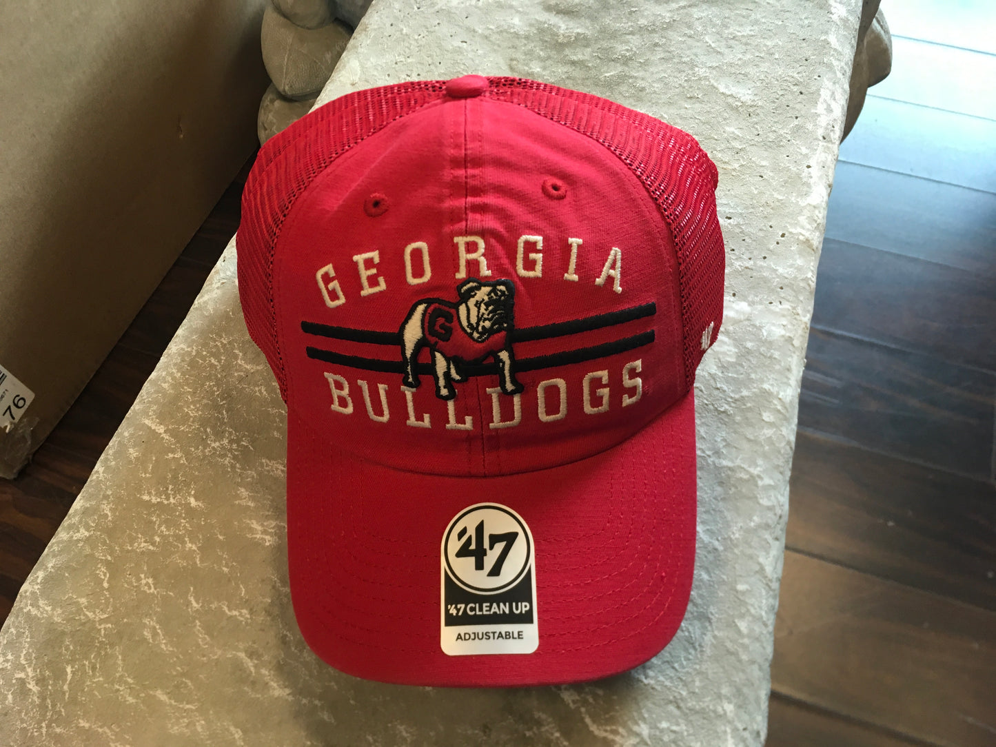 UGA 47 Brand Trucker Hat Standing Dog